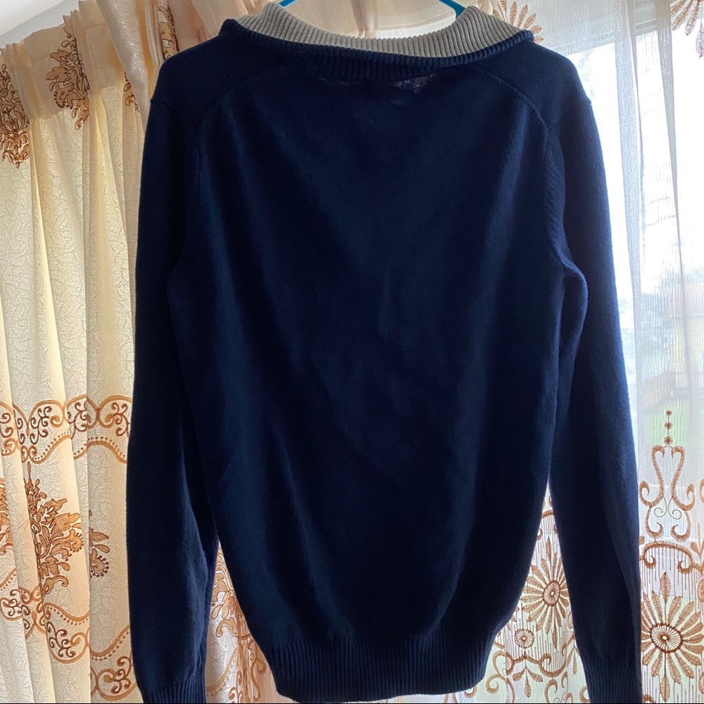Nautica Men’s Navy Quarter-zip - Picture 3 of 5